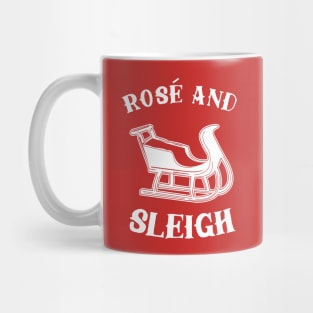 Rose And Sleigh Mug